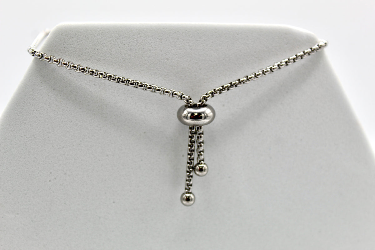 Guidance Adjustable Bracelet | Salvaged Steel Auto Part | Stainless Steel Chain