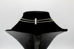 Layers Necklace | Salvaged Steel Auto Part | Sterling Silver Two-Strand Chain