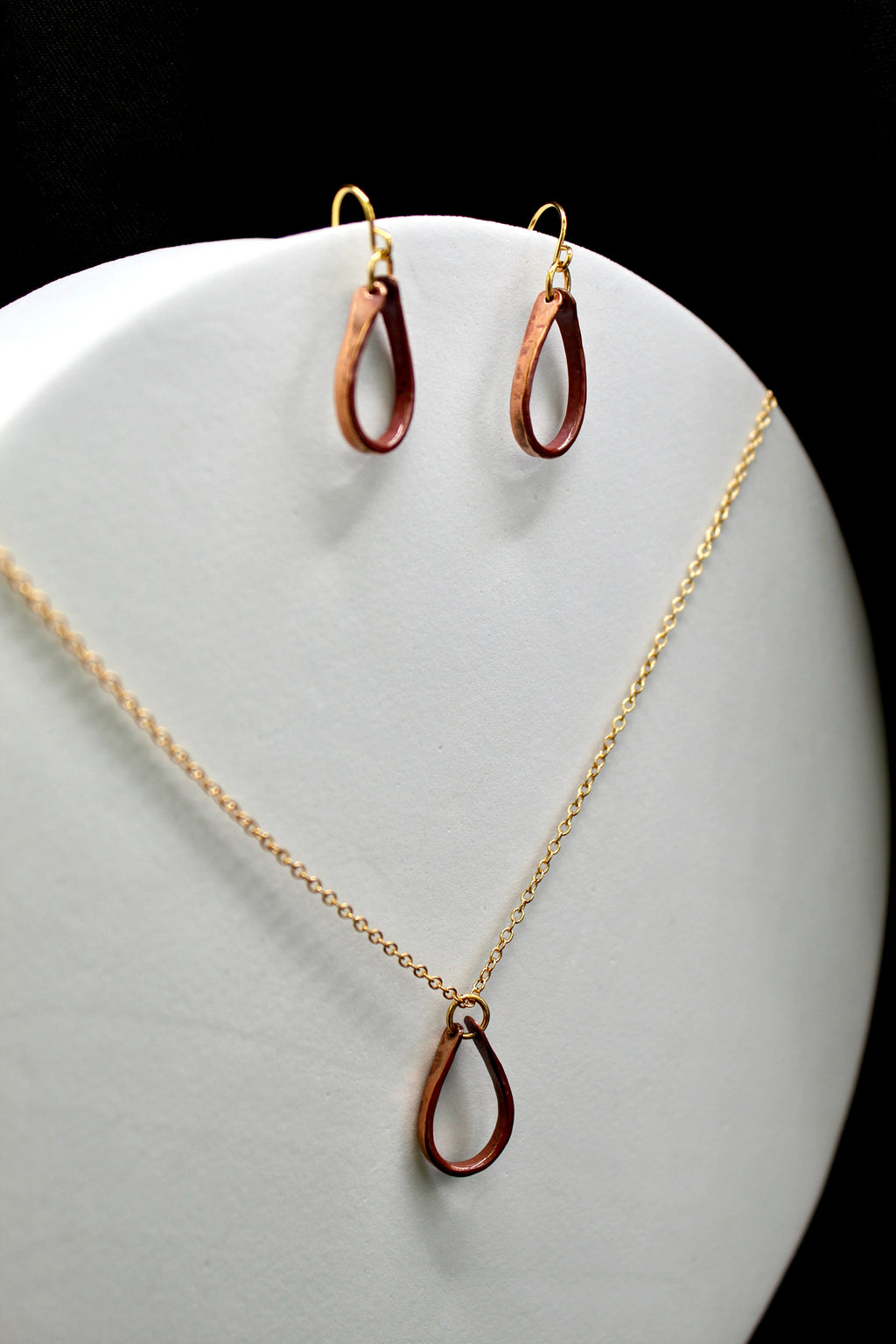 Expressions Earrings | Automotive Copper Wire | Gold Plated Ear Wire