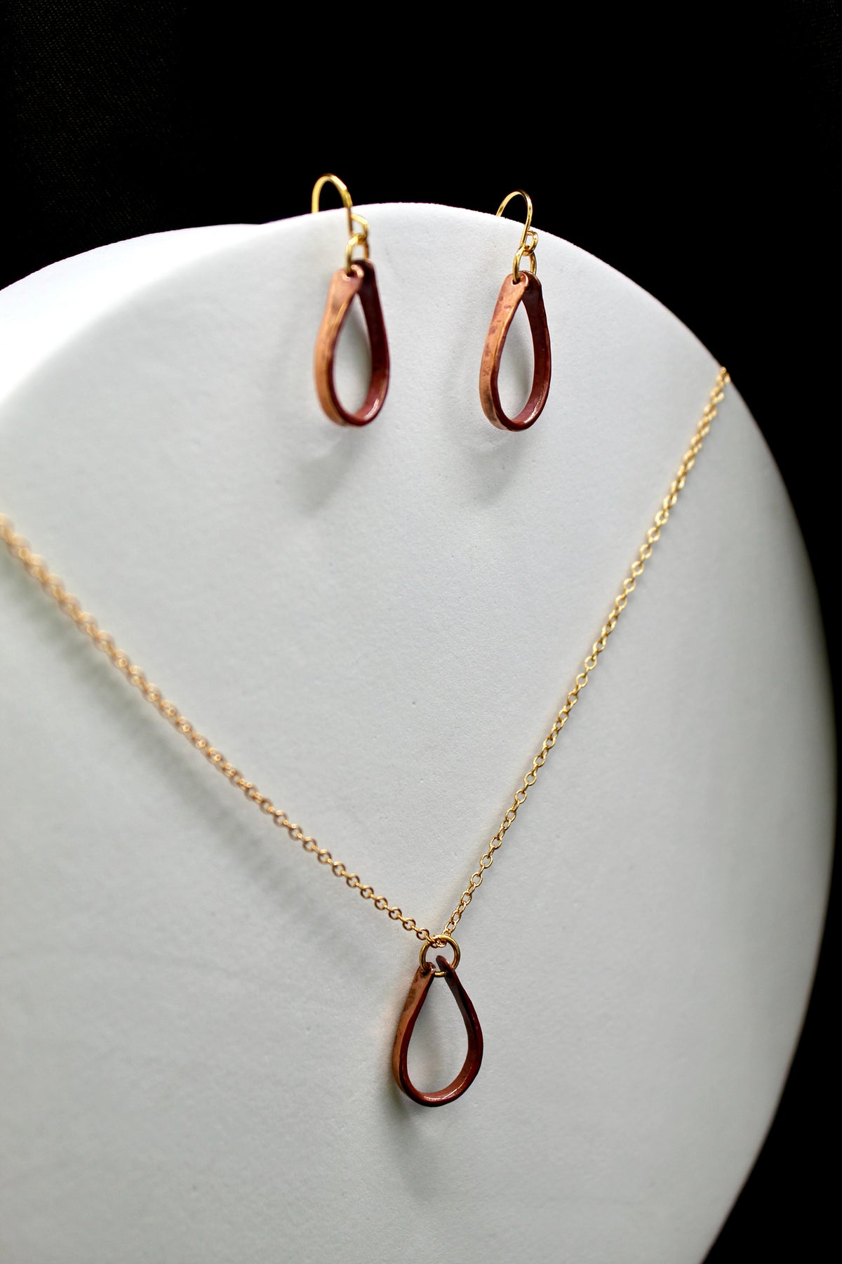 Expressions Earrings | Automotive Copper Wire | Gold Plated Ear Wire