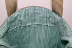 Patchwork Tote | Large Upcycled Auto Leather & Fabric | One of a Kind | White, Gray, Teal Floral
