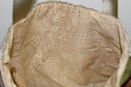 Patchwork Tote | Large Upcycled Auto Leather & Fabric | One of a Kind | Blush and Tan Abstract