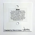 Brave Earrings | Repurposed Steel Automotive Parts | Stainless Steel Ear Wire