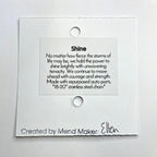 Shine Necklace | Salvaged Copper & Steel Auto Parts | Adjustable Stainless Steel Chain