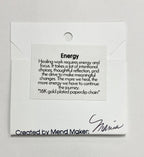 Energy Necklace | Powertrain Shim & Salvaged Steel Auto Part | 18K Gold Plated Paperclip Chain