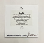 Rainfall Earrings | Repurposed Auto Retaining Rings | Stainless Steel Ear Wire