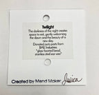 Twilight Earrings | Upcycled Stainless Steel Auto Components | Stainless Steel Ear Wire