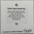 Gather Tote | Large Shoulder Bag | High Quality Upcycled Vinyl