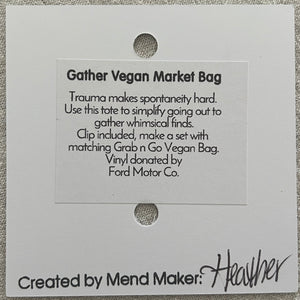 Gather Vinyl Market Bag