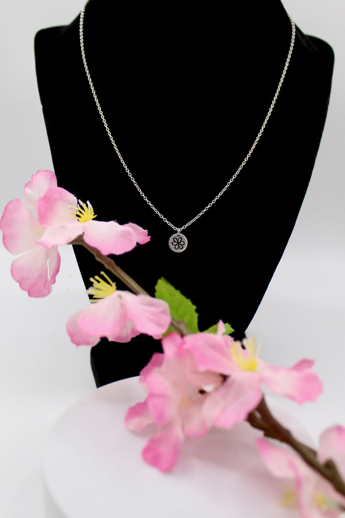 Seasons Necklace | Repurposed Aluminum Auto Part Scrap | Adjustable Stainless Steel Chain