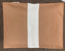 Load image into Gallery viewer, Pillow Cover Camel Leather &amp; Upholstery - One of a Kind!