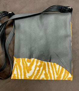 yellow zebra purse crossbody