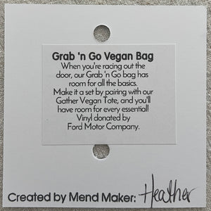 Grab n Go Vinyl Zipper Bag