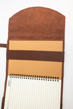 Load image into Gallery viewer, Holiday Closure Leather Journal Cover with Notebook