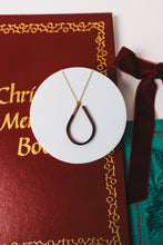 Load image into Gallery viewer, Power Within Necklace | Repurposed Copper Hairpin for Electric Vehicles | Gold Plated Chain