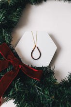 Load image into Gallery viewer, Power Within Necklace | Repurposed Copper Hairpin for Electric Vehicles | Gold Plated Chain