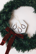 Load image into Gallery viewer, Power Within Earrings | Repurposed Copper Hairpin for Electric Vehicles | Gold Plated Ear Wire