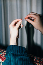 Load image into Gallery viewer, Dancing In The Street Earrings | Repurposed Automotive Copper Brake Line | Gold Plated Ear Wire