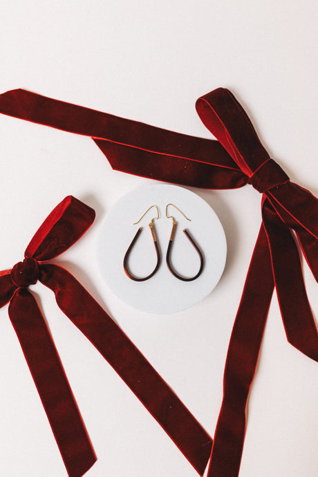 Power Within Earrings | Repurposed Copper Hairpin for Electric Vehicles | Gold Plated Ear Wire