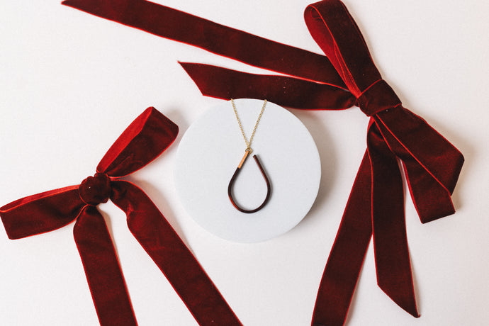 Power Within Necklace | Repurposed Copper Hairpin for Electric Vehicles | Gold Plated Chain