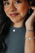 Awaken Necklace | Salvaged Steel Auto Part | Adjustable Stainless Steel Chain