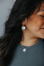 Unshaken Earrings | Repurposed Stainless Steel Auto Parts | Stainless Steel Ear Wire
