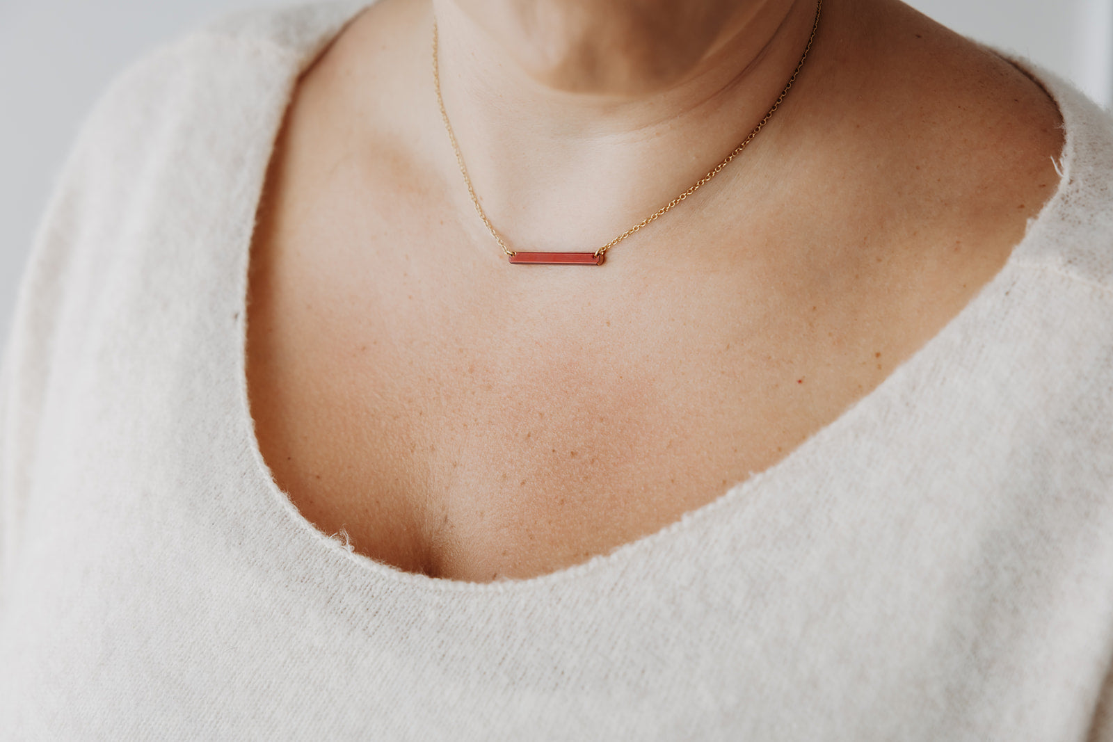 Spark Necklace | Repurposed Copper Hairpin for Electric Vehicles | Adjustable Gold Plated Chain