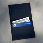 Minimalist Wallet | Repurposed Automotive Leather | Card Pockets | Black, Gray