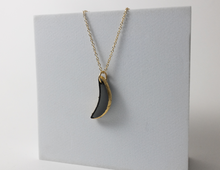 Load image into Gallery viewer, See Me Through Black Glass Necklace