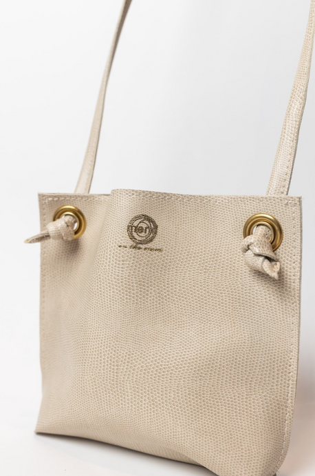 Glimmer Vinyl Crossbody Purse