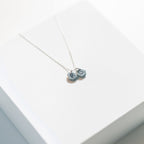 Known Personalized Initial Necklace | Salvaged Steel Auto Part | Sterling Silver Chain