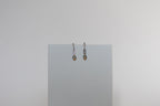 Sowing Seeds Earrings | Repurposed Auto Split Rings & Gold Plated Crimp Beads | Stainless Steel Ear Wire