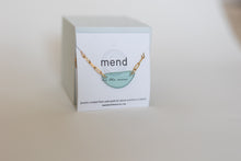 Load image into Gallery viewer, Tidal Pool 18K Gold Plated Paperclip Chain Necklace with Glass Pendant