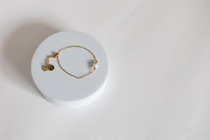 Promise Gold Plated Pearl Bracelet