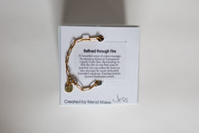 Load image into Gallery viewer, Refined Through Fire 18K Gold Plated Chain Bracelet
