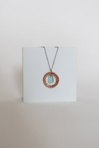 Restored - Copper & Glass Necklace