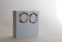 Load image into Gallery viewer, Roundabout Copper and Gold Plated Earrings