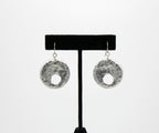 Reclaimed Earrings | Repurposed Aluminum Automotive Parts | Stainless Steel Ear Wire