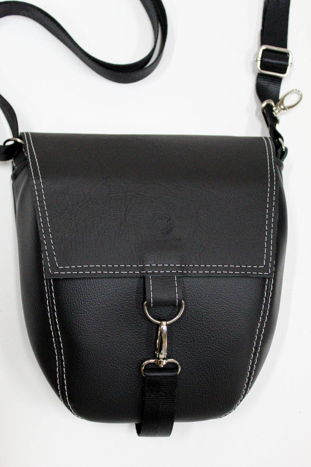 Carried | Convertible Backpack Crossbody | Salvaged Leather Head Rest donated by Ford
