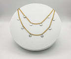 Worthy 2-in-1 Charm Necklace | Repurposed Stainless Steel Auto Parts | 18K Gold Plated Chain