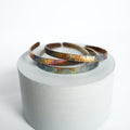 Refined Through Fire Cuff | Repurposed Automotive Copper Brake Line | Fire Patina Finish