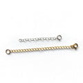 Extender Chain | 2" Gold Plated | 2" Sterling Silver