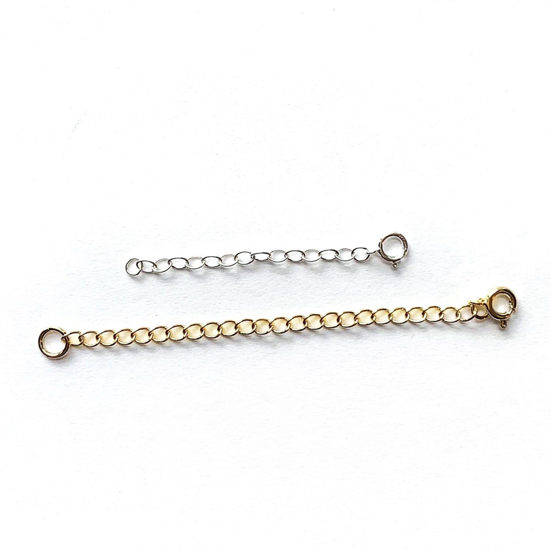 Extender Chain | 2" Gold Plated | 2" Sterling Silver