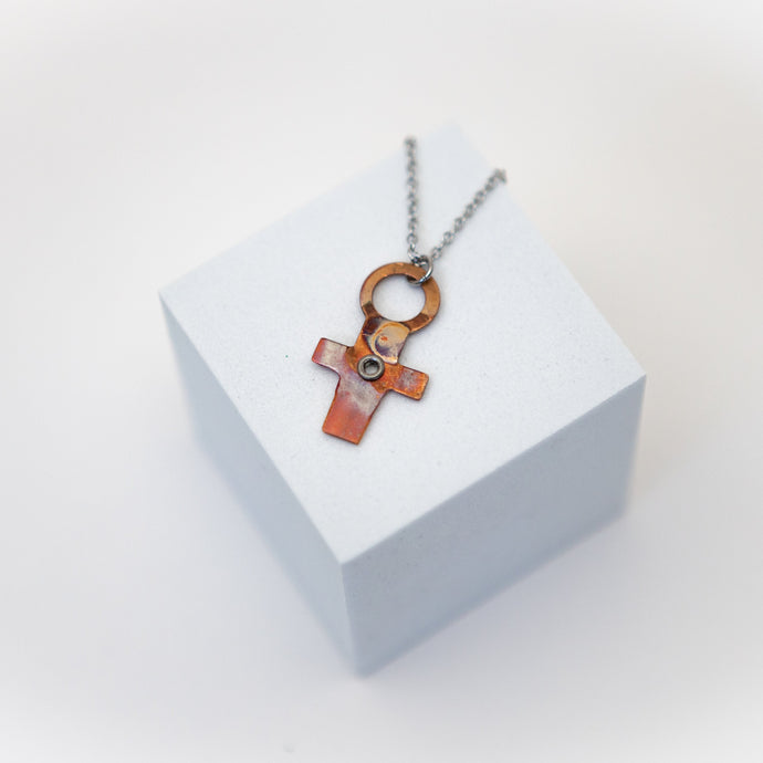 She is a Warrior Necklace