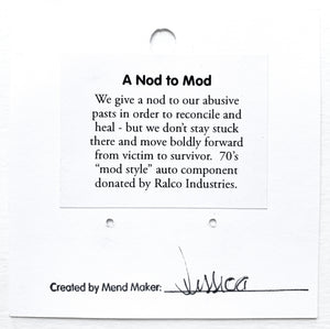 A Nod to Mod Earrings
