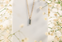 Load image into Gallery viewer, Mend Everyday Tiny Bar Necklace