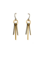 Trinity Earrings | Repurposed Automotive Cotter Pins | Stainless Steel Ear Wire
