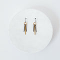 Trinity Earrings | Repurposed Automotive Cotter Pins | Stainless Steel Ear Wire