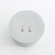 Load image into Gallery viewer, Circle Dangle Sterling Silver Post Earrings